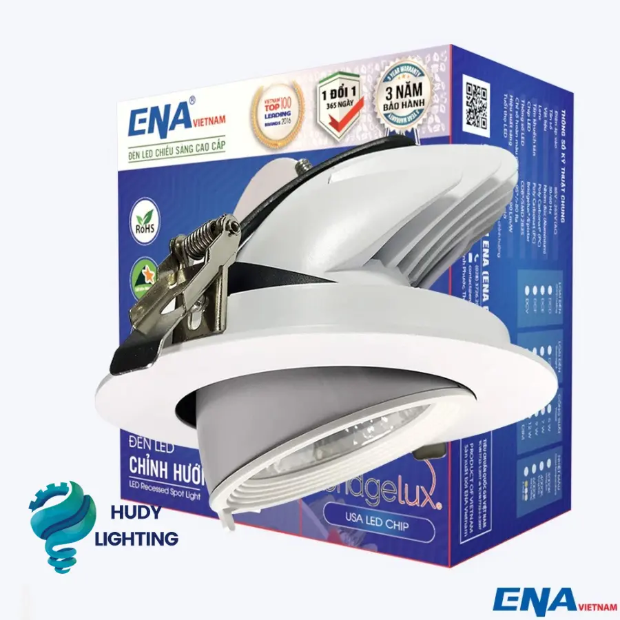 Đèn Âm Trần Chỉnh Hướng 10w ENA-DCD010