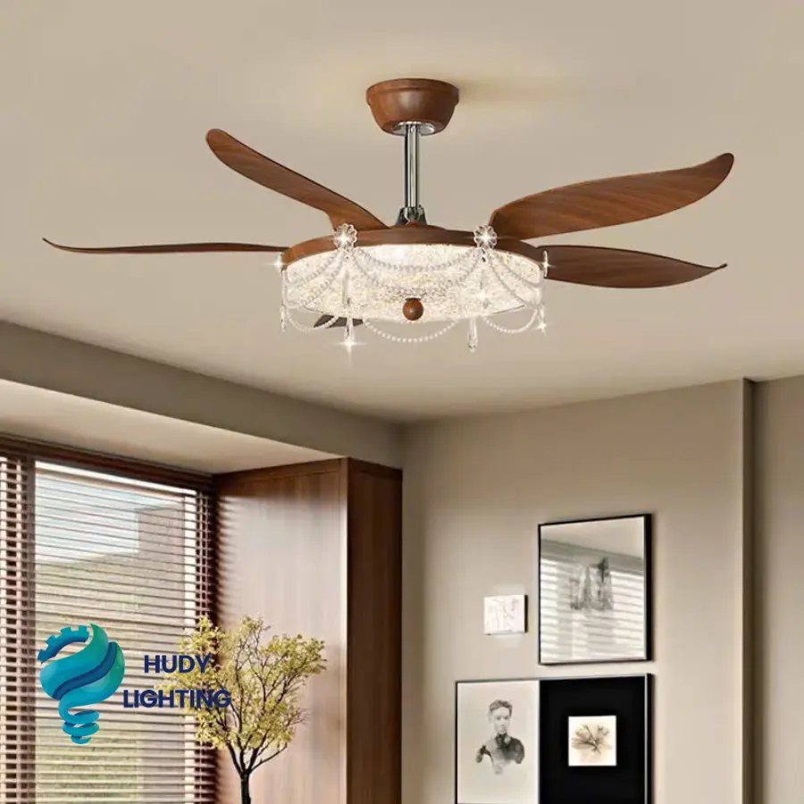 Quạt Trần Đèn 5 Cánh Nhựa ABS HD-992