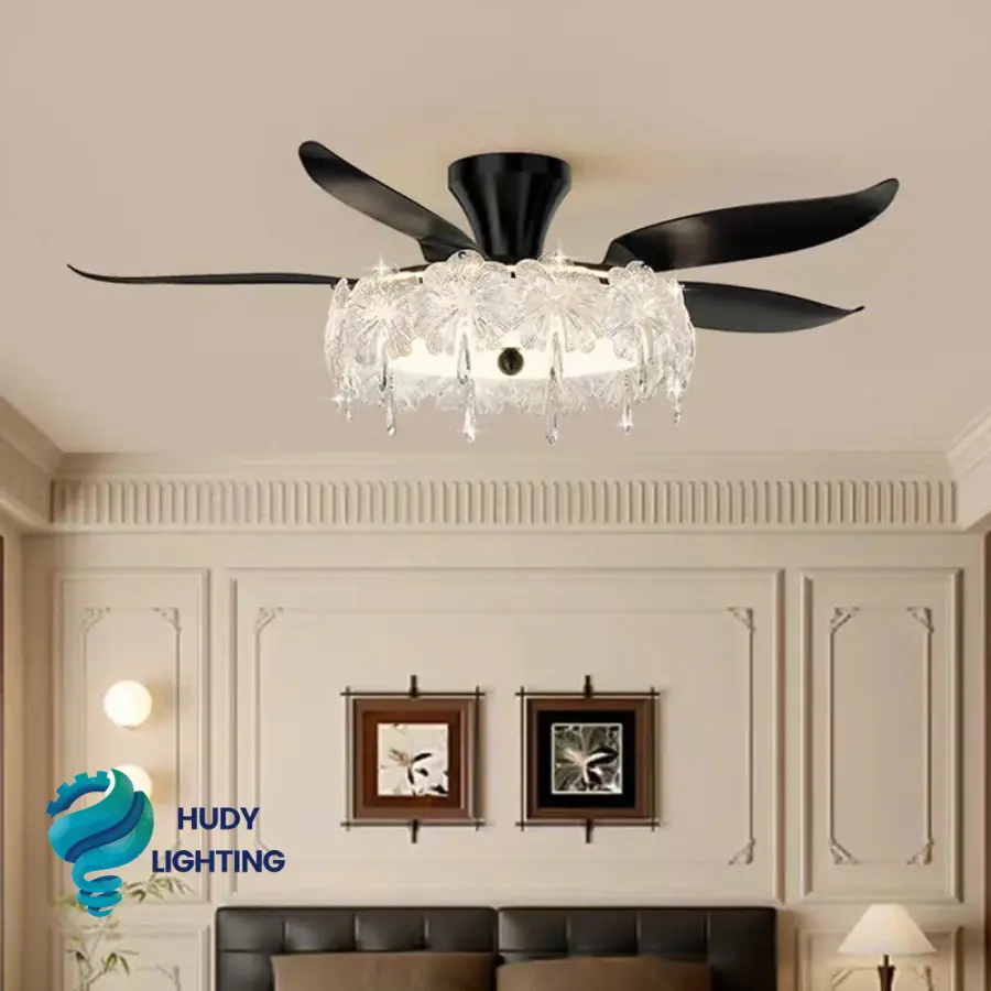Quạt Trần Đèn Chung Cư 5 Cánh Nhựa ABS HD-993